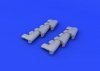 Eduard 648211 Spitfire Mk. I exhaust stacks 1/48 (AIRFIX)